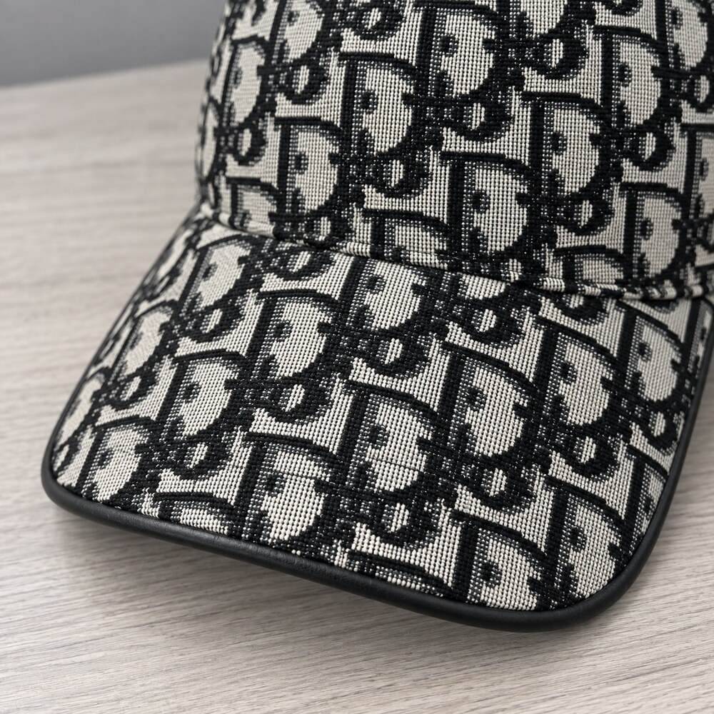 Dior Black Mesh Jacquard Cap - Picture 6 of 6